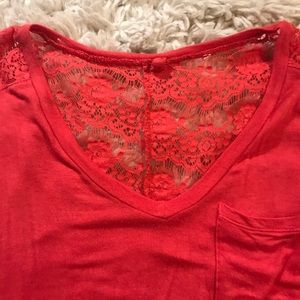 Coral Long Sleeve Top